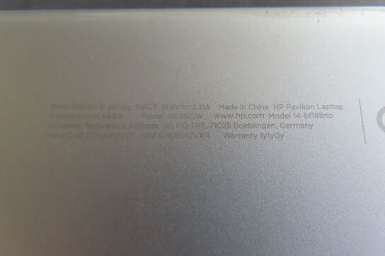 Bærbar computer HP PAVILLON B&O