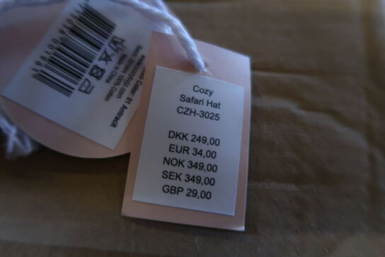 100 stk. Cozy By JZ Safari hatte - Antracit