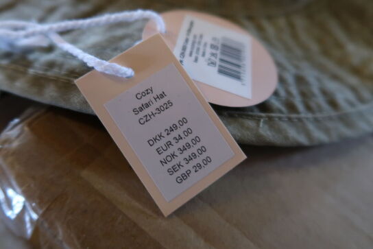 100 stk. Cozy By JZ Safari hatte - Olive Green