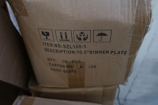 48 stk. Tallerkner - 27 cm