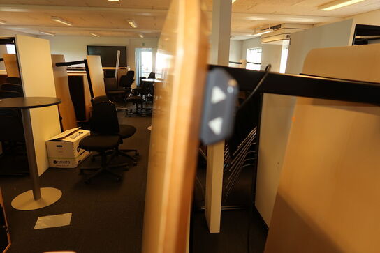 6 stk. el. hæve/sænke skriveborde 