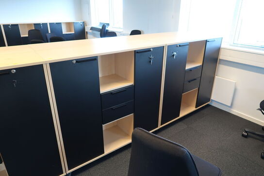 3 stk. reoler/skabe HOLMRIIS