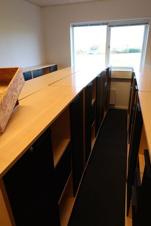 3 stk. reoler/skabe HOLMRIIS