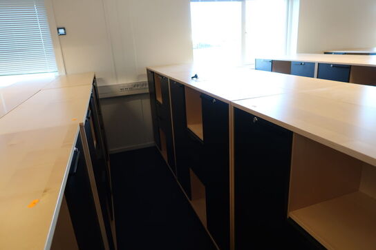 3 stk. reoler/skabe HOLMRIIS samt skuffemodul og reol