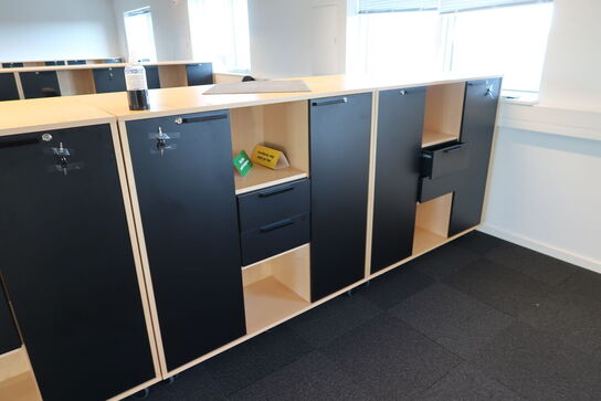 3 stk. reoler/skabe HOLMRIIS