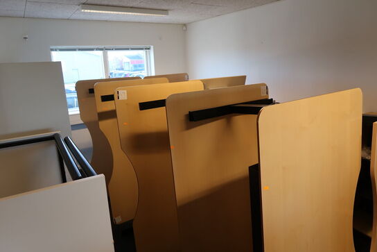 6 stk. el. hæve/sænke skriveborde 