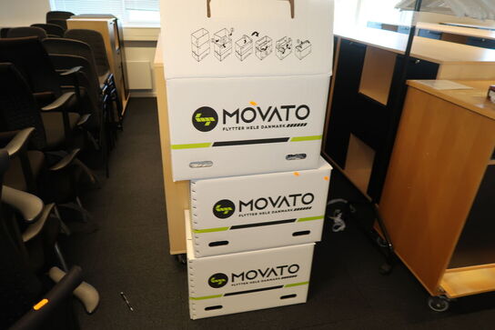 3 stk. kasser med div. Køkkenservice