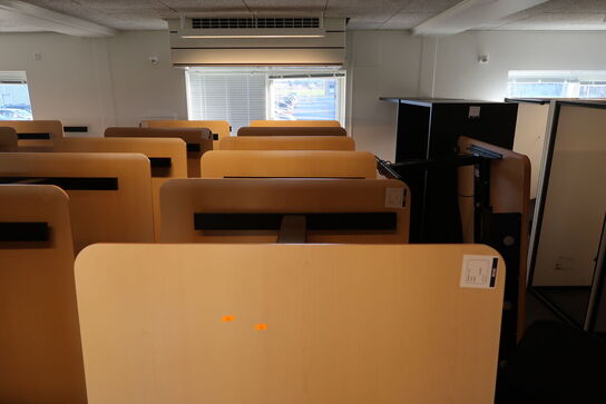 6 stk. el. hæve/sænke skriveborde 