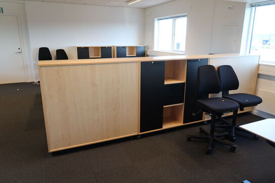 3 stk. reoler/skabe HOLMRIIS