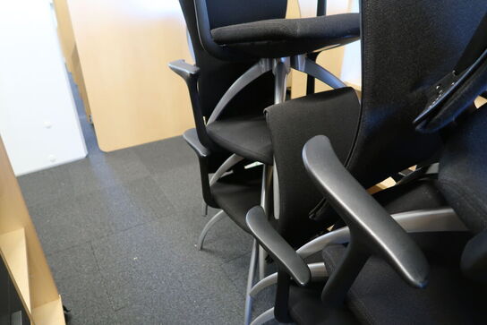 6 stk. mødestole HÅG H05 Comm samt kontorstol KINNARPS