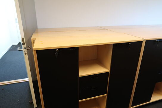 3 stk. reoler/skabe HOLMRIIS