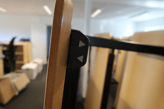 6 stk. el. hæve/sænke skriveborde 