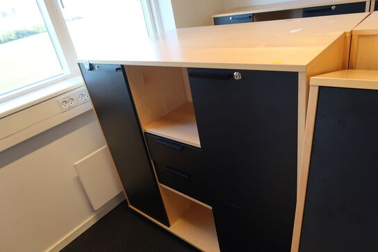 3 stk. reoler/skabe HOLMRIIS