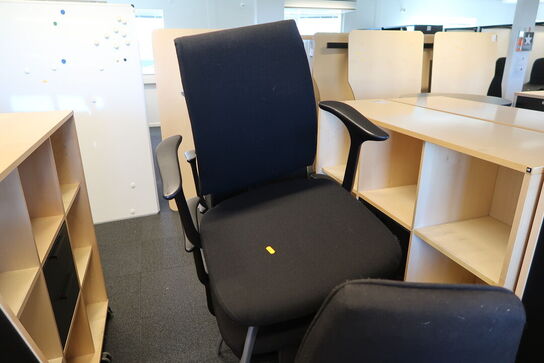 6 stk. mødestole HÅG H05 Comm samt kontorstol KINNARPS