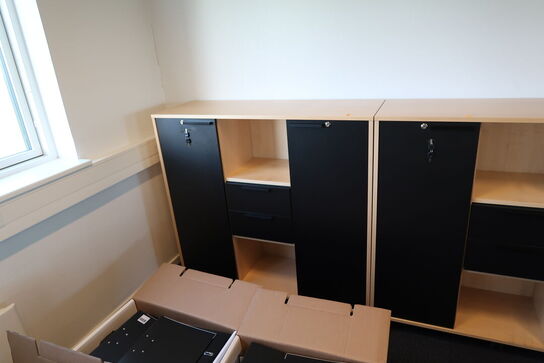 3 stk. reoler/skabe HOLMRIIS