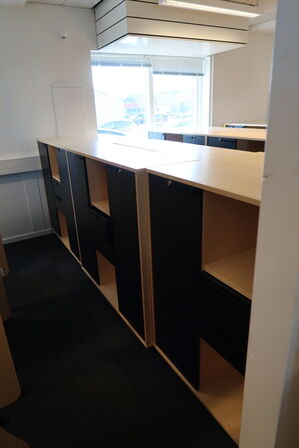 4 stk. reoler/skabe HOLMRIIS