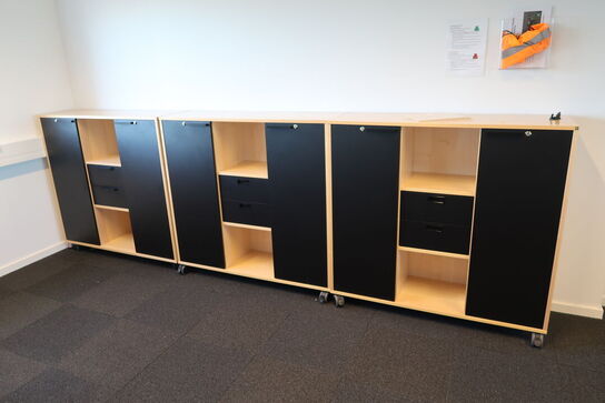 3 stk. reoler/skabe HOLMRIIS