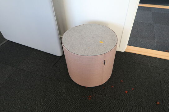 Afskærmningsvæg samt skammel SOFTLINE