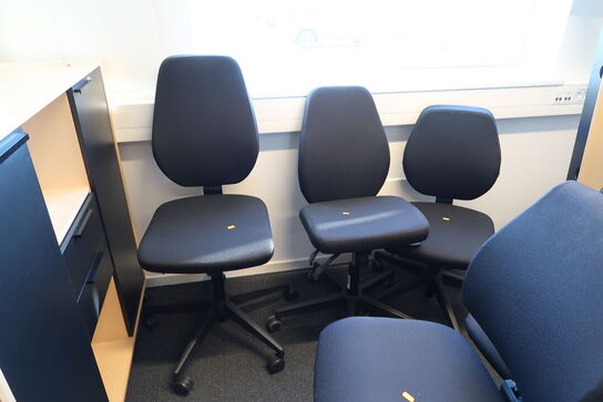 3 stk. kontorstole DAARBEK DESIGN