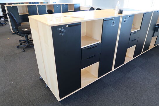 3 stk. reoler/skabe HOLMRIIS