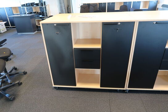 3 stk. reoler/skabe HOLMRIIS