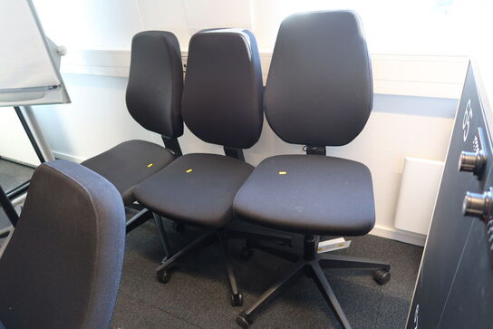 3 stk. kontorstole DAARBEK DESIGN