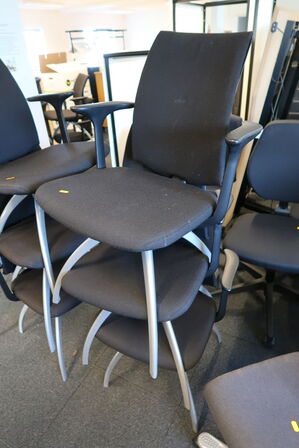 9 stk. mødestole HÅG H05 Comm