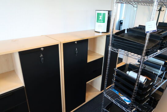 3 stk. reoler/skabe HOLMRIIS