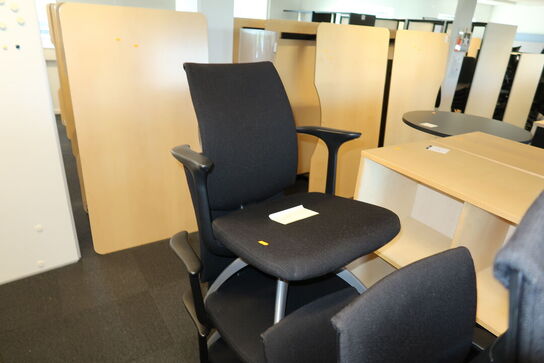 6 stk. mødestole HÅG H05 Comm samt kontorstol KINNARPS