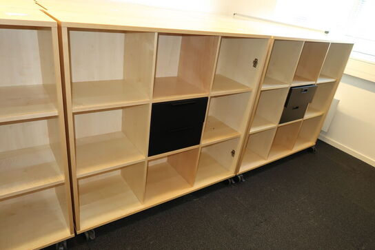 3 stk. reoler/skabe HOLMRIIS