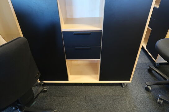 4 stk. reoler/skabe HOLMRIIS