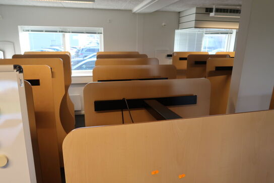 6 stk. el. hæve/sænke skriveborde 