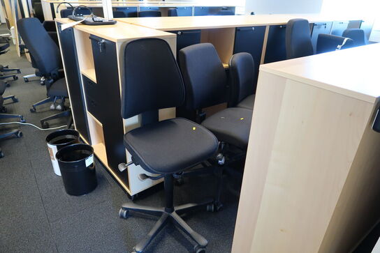 3 stk. kontorstole KINNARPS, DAARBEK DESIGN