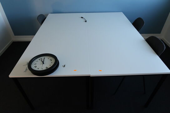 2 stk. mødeborde EFG med 4 stk. mødestole