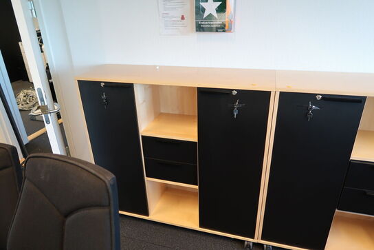 3 stk. reoler/skabe HOLMRIIS