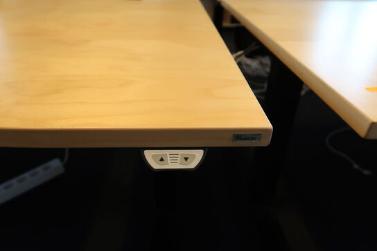 3 stk. el. hæve/sænke skriveborde KINNARPS