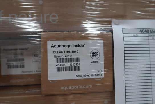 63 stk. CLEAR Ultra 4040 AQUAPORIN Inside