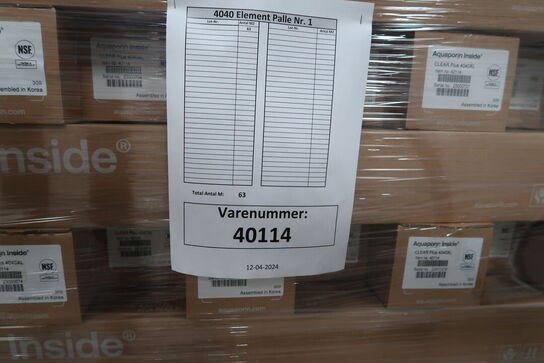 92 stk. CLEAR PLUS 4040XL/CLEAR CLASSIC 4040 AQUAPORIN Inside