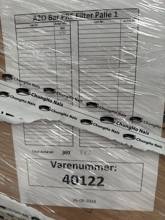 42 stk. A2O Bar Pre Filter AQUAPORIN Inside Varenr: 40122