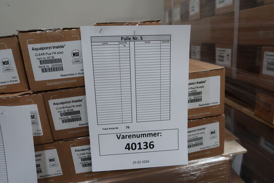 76 stk. CLEAR Plus FR 4040 AQUAPORIN Inside