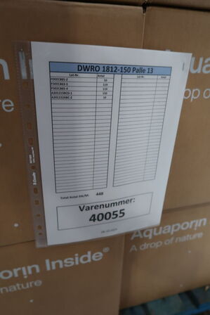 448 stk. DWRO® 1812-150 Element AQUAPORION Inside