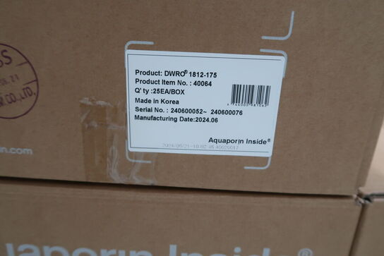 175 stk. DWRO 1812-175 AQUAPORIN Inside