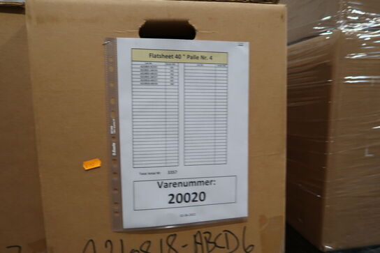 16 stk. paller med Flatsheet 40" AQUAPORIN Inside