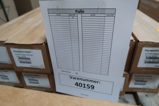 11 stk. CLEAR Classic HR 4040 AQUAPORIN Inside