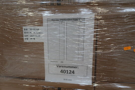 42 stk. membran bar DWRO A2O Pure Water AQUAPORIN Inside