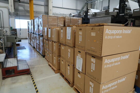 18 stk. paller med DWRO Flat Sheet 40" Membrane AQUAPORIN Inside