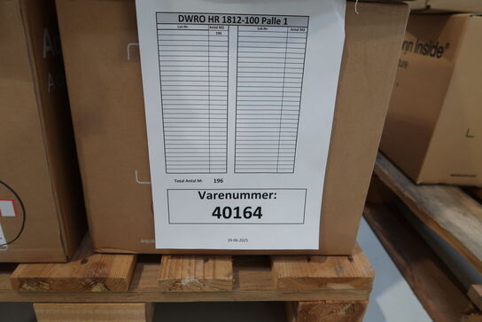 196 stk. DWRO HR 1812-100 AQUAPORIN Inside