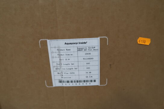 16 stk. flat sheet AQP-G1 40" AQUAPORIN Inside