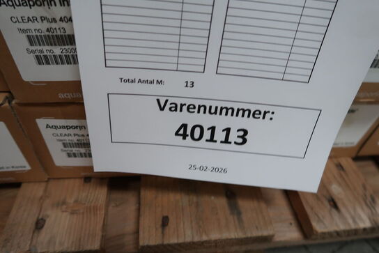 13 stk. CLEAR Plus 4040 AQUAPORIN Inside