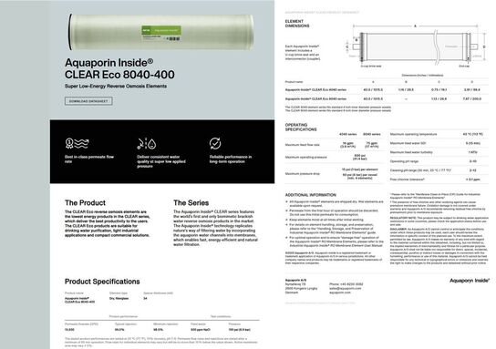 20 stk. CLEAR ECO 8040-440 AQUAPORION Inside